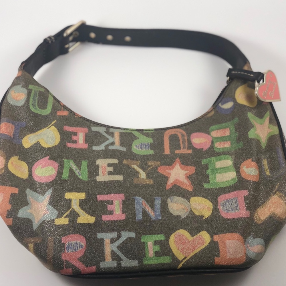 Dooney & Bourke Multi Color Leather Handbag Small